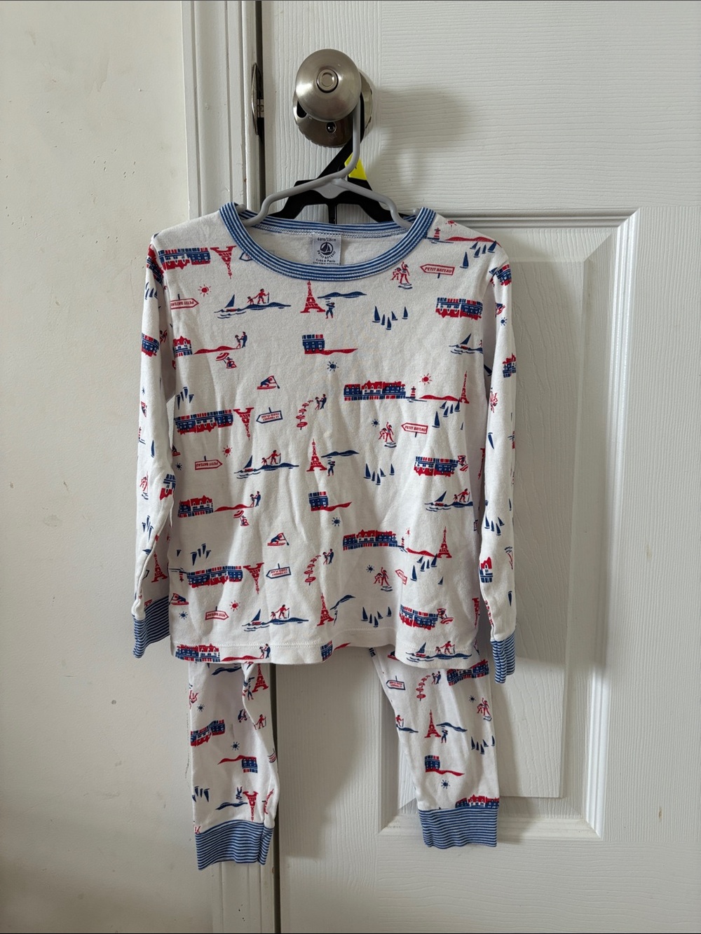 Petit Bateau Paris Boys Pajama Set 6yrs